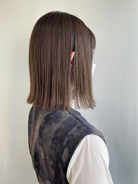 クイントネオリーブ 自由が丘正面口店(quint:neolive) ぷつっとボブ × olive beige