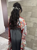 アキオドットヘアー(AKIO.hair)&nbsp;卒業式、入学式にもオススメ！袴に似合うハーフアップ！