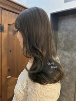 テテ ニコ(tete nico) olive beige / ブリーチなしカラー