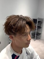 ブラック(BLACK) 波打ちセンターパート