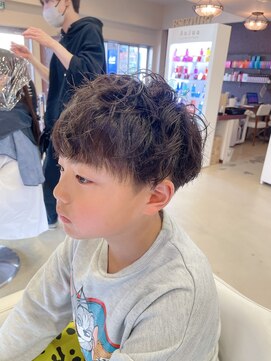 浪漫館 アールズコート(R's Court) ナチュラルキッズパーマ @木原 4.27