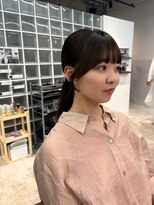 ハレケメリディッシュ(HAREKE meridish)&nbsp;前髪ストレート+顔まわりカット