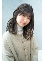 アル 武蔵境(aru) シースルーバングミディアムヘア