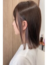 【気品のあるさりげないトレンドデザイン★】大人のインナーデザインカラー