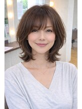 リーフ 山梨中央店(LeaF)&nbsp;ナチュラルウルフ×白髪染め