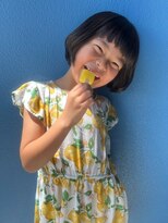 アース いわき店(HAIR&MAKE EARTH)&nbsp;キッズボブ × ナチュラルストレート