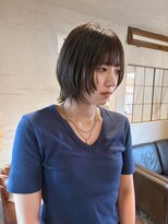 ジリー(gilly)&nbsp;【gilly】layer bob × Olive beige