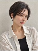 すっきりシルエットのショート