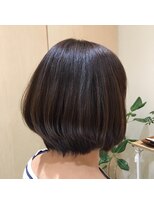 ナノハナ&nbsp;鹿沼で唯一本格ヘッドスパが出来る美容室　シンプルボブ