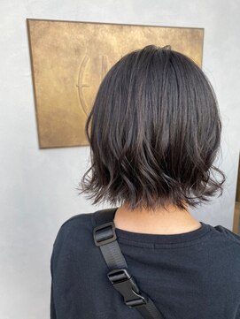 アース 春日部店(HAIR&MAKE EARTH) ナチュラルウェーブボブ
