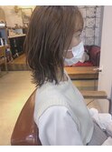 【福岡今泉loty赤星雄介】大人ミディアムヘア×ベージュカラー