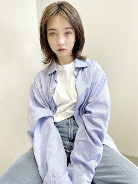 レトン 銀座(leton) 美髪/ホワイトグレージュ/大人かわいい/こなれミディ[銀座]