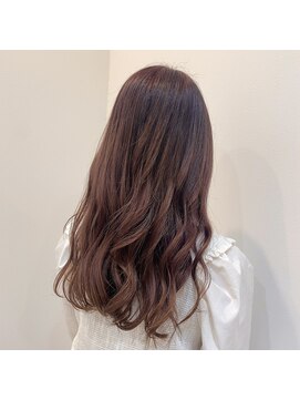 ジュエ ヘアー デザイン(Jue hair design) ゆるふわピンクブラウンカラー