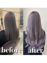 ラッド(Rad)&nbsp;【長さ出し】シールエクステ60本　＃ラベンダーグレー