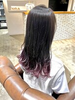 ノア ヘアメイク(Noa hair make) ■Long / グラデーションカラー/ ピンクブラウン