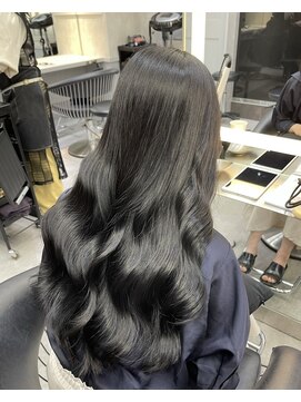 ロンドアヴァントゥス 池袋(Lond aventus) 韓国レイヤー/韓国風/ボブ/髪質改善/黒髪/ブリーチなし〔池袋〕