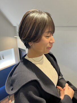 トレス(TRESS) 耳掛けショート ショートボブ レイヤーボブ ブラウン