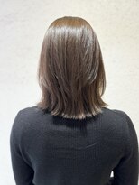 セレスト 心斎橋店(CELESTE)&nbsp;人気！イノアカラー×オリーブグレージュ　ミディアムボブ