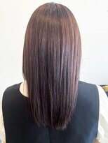 レポヘアー(Repos hair)&nbsp;20代30代40代髪質改善カラーショコラアッシュ艶感セミロング