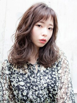 ジェニーバイメノン(JENNIE by Menon) 無造作カール×デジタルパーマ×アッシュブラウン