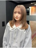#ベージュカラー#Wカラー#ブリーチカラー