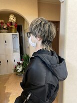 メルク(merc)&nbsp;ダークアッシュ/アッシュブラック/カルマパーマ/ベリーショート