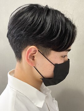 エルマーク 京都河原町(L-MARK) センターパートニュアンスパーマ韓国カルマパーマコンマヘア