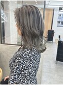 メルティカラー似合わせカットウェーブミディアムレイヤーカット
