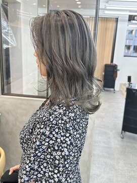 ロンドシエル 横浜(Lond ciel) メルティカラー似合わせカットウェーブミディアムレイヤーカット