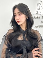 アマトウキョウ アユンチェ(AMA TOKYO×AYUNCHE) 前髪顔まわり韓国ヘアレイヤーカットサイドバンク2wayバンク韓国
