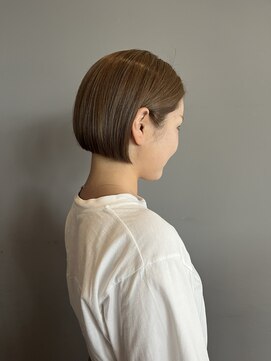 ヘアーエスクールシーユー 枚方T-SITE店(hair S.COEUR×Cu) コンパクトボブ/大阪枚方美容室