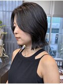 栄大人女子レイヤーボブ