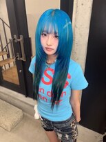 キオクエコ(KIOX eko) レイヤーウルフカット/デザインカラー