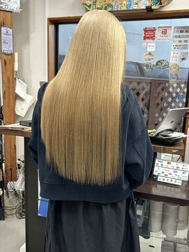 ラック 津田沼(LUCK) 金髪ブロンドケアブリーチハイトーン