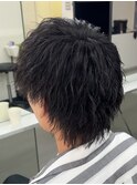 メンズウルフ　ツイストスパイラルパーマ