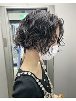 ナループロアボタン(Nalu pu loa BOTAN)&nbsp;ボブパーマ/黒髪パーマ/切りっぱなしボブ/フレンチボブ