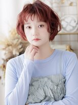 カバーヘア ブリス 北浦和(COVER HAIR bliss)&nbsp;レッドブラウンアンブレラカラーシャギーウルフa北浦和10代20代