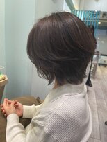 ヘアーメイクオズ(hair make O/S) ブリーチなしWカラー×大人レイヤーボブ