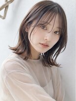 ラベストオイケ(LOVEST OIKE)&nbsp;【LOVESTOIKE】透け感レイヤーミディ×シアーグレージュ