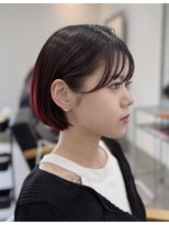アジアエス 谷山 清和店(asia s)&nbsp;グラデーションカラー×ボブ