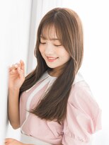エスドットブルーム 梅田店(S.BROOM) 透明感ベージュ/薄め前髪/ナチュラルロング