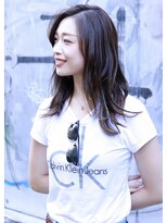 ソファ (sofa)&nbsp;～ sofa ～　外ハネゆるウェーブ×アッシュグレージュ