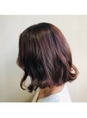 大人可愛い☆前下がり切りっぱなしボブ