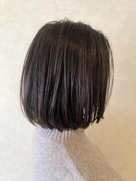 コバコ(Cobaco) ボブ×グレージュ×ポリッシュオイル