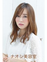 ナオシ 田原台店(nao c)&nbsp;【nao*c 田原台店】マロンベージュカラーのリラクシーミディヘア