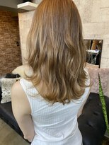 プラグ ヘアーデザイン 大名店(PLUG hair design)&nbsp;定番人気　ミルクティーカラー
