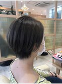 【アッシュカラー】束感ショート　３０代×20代