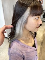 エイト ヘアサロン 渋谷本店(EIGHT)&nbsp;ホワイトイヤリングカラー　e1