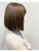 ボブ ベージュ