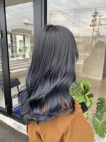 カラーズ(PRIVATE HAIR SALON COLOR'S) しっかり暗めかわいい◎ネイビーブルー☆モノトーングレージュ